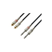 adam hall adam hall 3 Star, 2 x RCA, Hankontakt, 2 x 6,35mm, Hankontak...