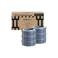 SANGENIC Refill till blöjhink, Sangenic, vit, LDPE/sockerrör, parfyme...