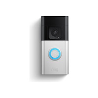 Amazon Ring Video Doorbell Plus - smart dörrklocka - 802.11b/g/n - satinnickel