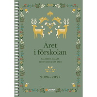Gothia Kompetens Året i förskolan : Spiralbunden kalender, mallar och pedagogiskt stöd (bok, spiral)