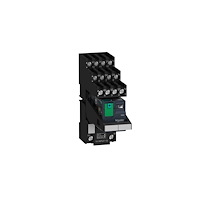SCHNEIDER ELECTRIC Schneider Electric RXM4AB2BDPVS, Svart, Transparent, 24 V, U...