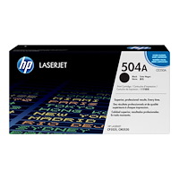 Hewlett-Packard HP 504A - svart - original - LaserJet - tonerkassett (CE250A)