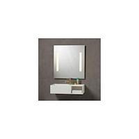 Solar Plus Spejl GODHAVN LED 15W/830 badeværelsesspejl med 2 lysfelter...