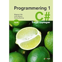 Magnus Lilja Programmering 1 C#, bok, Gy25 (bok, spiral)