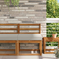 vidaXL Utomhus Soffa Kudde Grå 60 x 60 x 8 cm Polyester