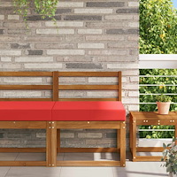 vidaXL Utomhus Soffa Kudde Röd 60 x 60 x 8 cm Polyester