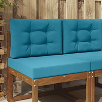 vidaXL Utomhus Soffa Kudde 2 pcs Kungsblå Polyester