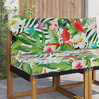 vidaXL Utomhus Soffa Kudde 2 pcs färgstark Polyester