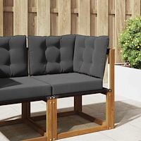 vidaXL Utomhus Soffa Kudde 3 pcs Antracit Polyester