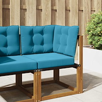 vidaXL Utomhus Soffa Kudde 3 pcs Kungsblå Polyester