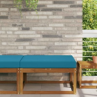 vidaXL Utomhus Soffa Kudde Kungsblå 80 x 80 x 8 cm Polyester