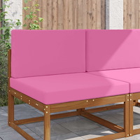 vidaXL Utomhus Soffa Kudde 2 pcs Rosa Polyester