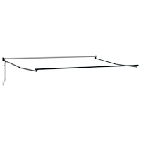 vidaXL Elektrisk utdragbar markisram Antracit 4 x 2 m Aluminium