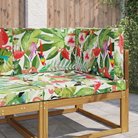 vidaXL Utomhus Soffa Kudde 3 pcs färgstark Polyester