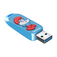 SANDISK SanDisk Smurfs - Papa Smurf Edition - USB flash-enhet - 128 GB