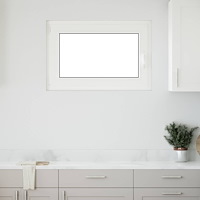 vidaXL Källarfönster inre färg vit RISOR 90 x 60 cm