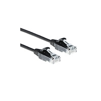 ACT ACT patch-kabel - 2 m - svart, RAL 9011