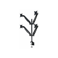 MULTIBRACKETS Multibrackets M VESA Gas Lift Arm Quad monteringssats - för 4 LCD-bildskärmar - svart