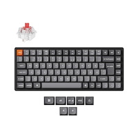 Keychron Keychron K2 MAX - tangentbord - QMK, mekanisk - 75% - QWERTY - Nordisk - svart Inmatningsenhet