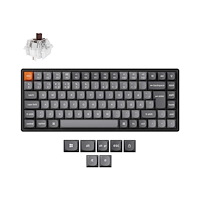 Keychron Keychron K2 MAX - tangentbord - QMK, mekanisk - 75% - QWERTY - Nordisk - svart Inmatningsenhet