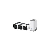 Eufy Eufy eufyCam E40 3-Cam Kit + HomeBase S380, IP-säkerhetskame...