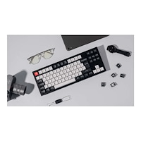 Keychron Keychron Q3 HE - tangentbord - QMK anpassad, helt monterad ratt - 80% TKL - QWERTY - Nordisk - kolsvart Inmatningsenhet
