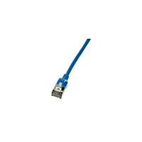 LogiLink LogiLink SlimLine - patch-kabel - 3 m - blå, RAL 5015
