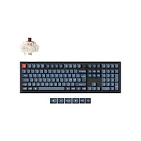 Keychron Keychron V6 Max - tangentbord - QMK, custom mechanical, ISO layout collection - 100% full size - med vred - QWERTY - Nor...