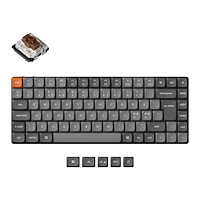 Keychron Keychron K3 MAX - tangentbord - QMK/VIA, anpassad mekanisk, ISO layout samling - 75% compact - QWERTY - Nordisk Inmatnin...