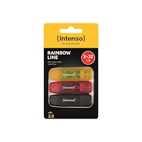 Intenso Intenso Rainbow Line - USB flash-enhet - 32 GB
