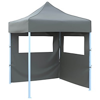 vidaXL Partytält Antracit 200 x 200 x 315 cm Oxford Tyg