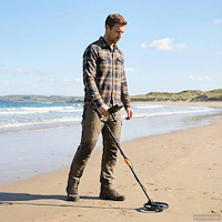 vidaXL Metalldetektor med LCD-skärm 3 modeller 19 cm spole Svart