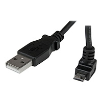 StarTech.com StarTech.com 1m Micro USB Cable Cord - A to Up Angle Micro B - Up Angled Micro USB Cable - 1x USB A (M), 1x USB Micro B...