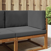 vidaXL Utomhus Soffa Kudde 3 pcs Antracit Polyester