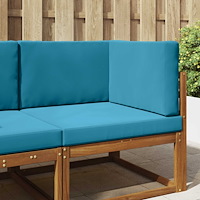 vidaXL Utomhus Soffa Kudde 3 pcs Kungsblå Polyester
