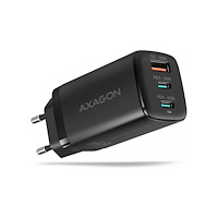 AXAGON AXAGON ACU-DPQ65 strömadapter - USB typ A, 2 x USB-C - 65 Watt