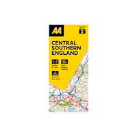 AA Publishing AA Road Map Central Southern England