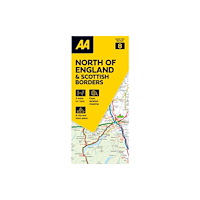 AA Publishing AA Road Map North of England & Scottish Borders