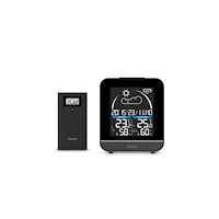 Hama Hama La Gomera, Svart, Grå, Utomhusbarometer, Utomhushygrome...