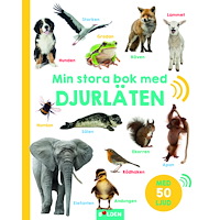 Förlaget Bolden Min stora bok med djurläten – med 50 ljud (bok, board book)