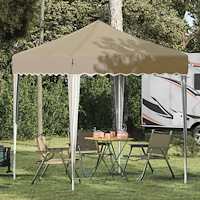 vidaXL Pop-up Partytält Kräm 195 x 195 x 245 cm Oxford Tyg