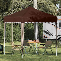 vidaXL Pop-up Partytält Brun 195 x 195 x 245 cm