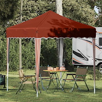 vidaXL Pop-up Partytält Terracotta 195 x 195 x 245 cm Oxford Tyg