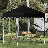 vidaXL Pop-up Partytält Svart 195 x 195 x 245 cm Oxford Tyg
