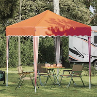 vidaXL Pop-up Partytält Orange 195 x 195 x 245 cm Oxford Tyg