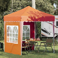 vidaXL Pop-up Partytält Orange 195 x 195 x 245 cm