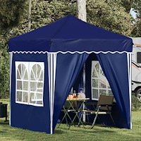 vidaXL Pop-up Partytält Blå 195 x 195 x 245 cm Oxford Tyg