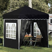 vidaXL Pop-up Partytält Antracit 195 x 195 x 245 cm Oxford Tyg