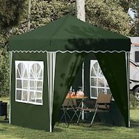 vidaXL Pop-up Partytält Grön 195 x 195 x 245 cm Oxford Tyg