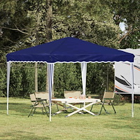 vidaXL Pop-up Partytält Blå 288 x 288 x 245 cm Oxford Tyg